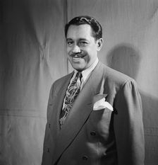 Portrait of Cab Calloway, Columbia studio, New York, N.Y., ca. Mar. 1947. Creator: William Paul Gottlieb