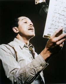 Portrait of Cab Calloway, Columbia studio, New York, N.Y., ca. Mar. 1947. Creator: William Paul Gottlieb