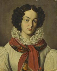Portrait of Camilla Ivasheva, 1831. Creator: Nikita Kozlov