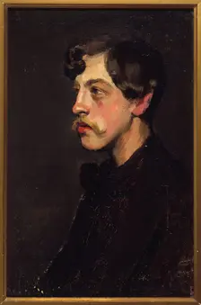 Portrait of Camille Mauclair (1872-1945), art critic, c1895. Creator: Henry Bataille
