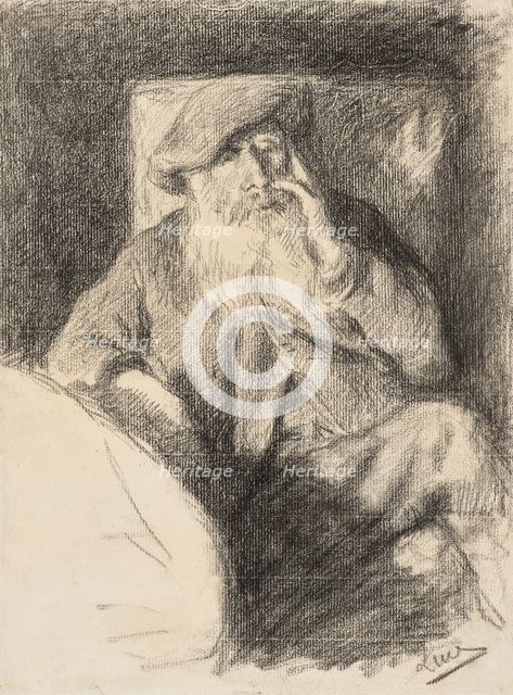 Portrait of Camille Pissarro, 1895. Creator: Luce, Maximilien (1858-1941).