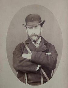 Portrait of Camille Saint-Saens (1835-1921), 1870. Creator: Anonymous