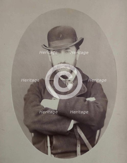 Portrait of Camille Saint-Saens (1835-1921), 1870. Creator: Anonymous.