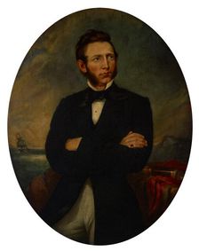 Portrait of Capt. Charles J. Bunker, 1857. Creator: John L Harding