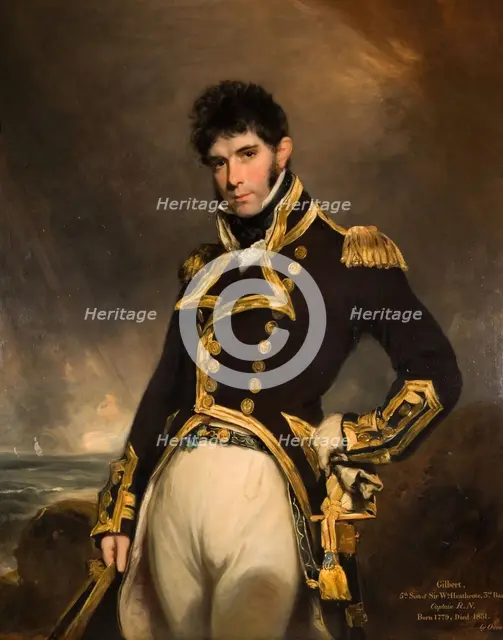 Portrait of Captain Gilbert Heathcote RN, 1779-1831. Creator: William Owen.