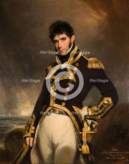 Portrait of Captain Gilbert Heathcote RN, 1779-1831. Creator: William Owen.