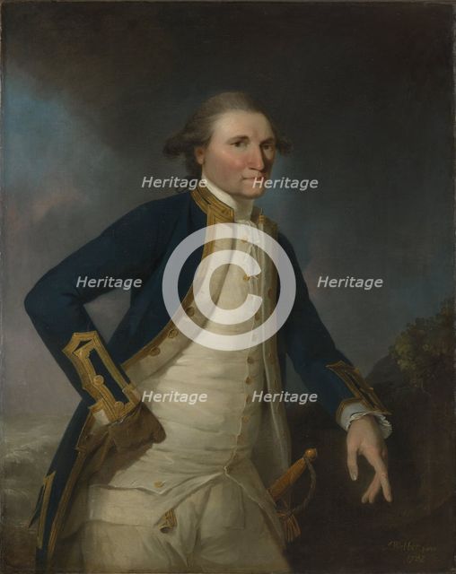Portrait of Captain James Cook, 1782. Creator: Webber, John (1751-1793).