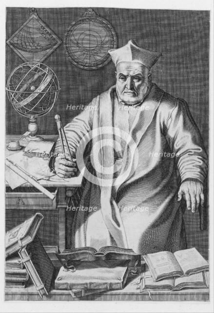 Portrait of Cardinal Christopher Clavius , 1606. Creator: Italian School (17th Century).
