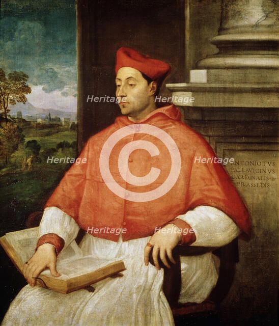 'Portrait of Cardinal Antonio Pallavicini', (1441-1507). Artist: Titian