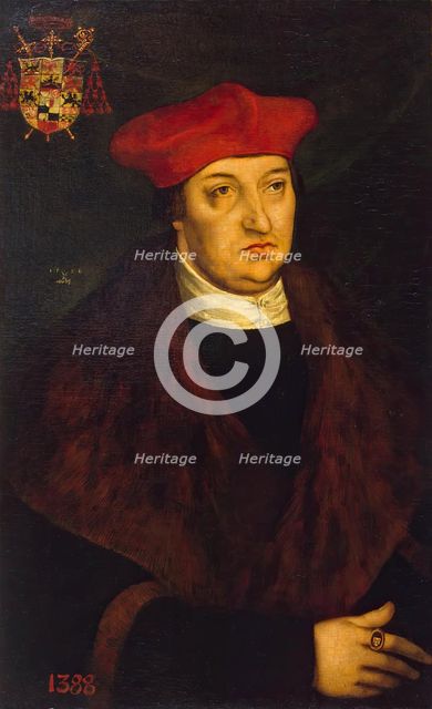 Portrait of Cardinal Albert of Brandenburg, 1526. Creator: Lucas Cranach the Elder.