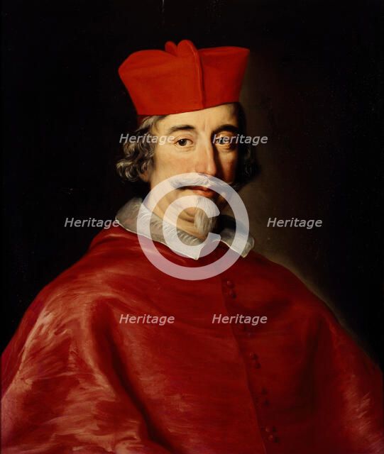 Portrait of Cardinal Alfonso Litta (1608-1679), Archbishop of Milan, ca 1663. Creator: Voet, Jacob Ferdinand (1639-1689).