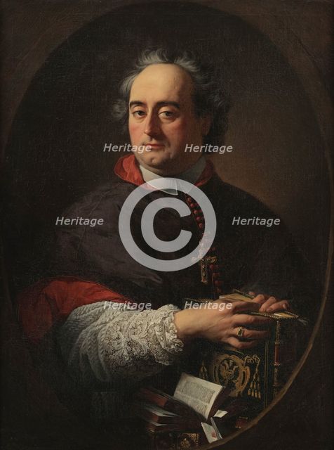 Portrait of Cardinal Benedetto Erba Odescalchi (1679-1740), Archbishop of Milan, c1720. Creator: Subleyras, Pierre (1699-1749).