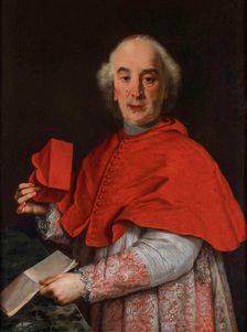 Portrait of Cardinal Giovanni Giacomo Millo (1695-1757), First half of the 18th century. Creator: Traversi, Gaspare (1732-1769)