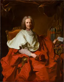 Portrait of Cardinal Guillaume Dubois, 1723. Creator: Hyacinthe Rigaud (French, 1659-1743)