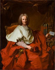 Portrait of Cardinal Guillaume Dubois, 1723. Creator: Hyacinthe Rigaud (French, 1659-1743)