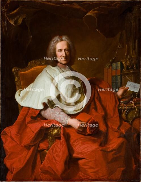 Portrait of Cardinal Guillaume Dubois, 1723. Creator: Hyacinthe Rigaud (French, 1659-1743).