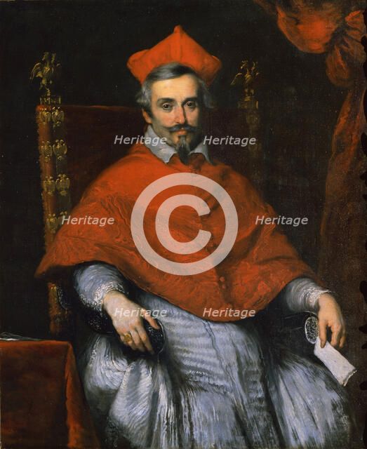 Portrait of Cardinal Federico Corner (1579-1653), 1632-1633. Creator: Strozzi, Bernardo (1581-1644).