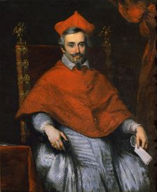 Portrait of Cardinal Federico Corner (1579-1653), 1632-1633. Creator: Strozzi, Bernardo (1581-1644)