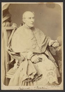 Portrait of Cardinal Francesco Pentini, 1863-1869. Creator: Unknown