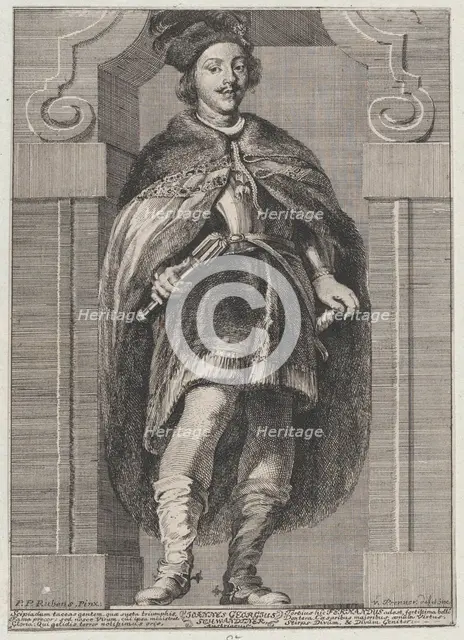 Portrait of Cardinal Infante Ferdinand of Austria, 1728. Creator: Anton Joseph von Prenner.