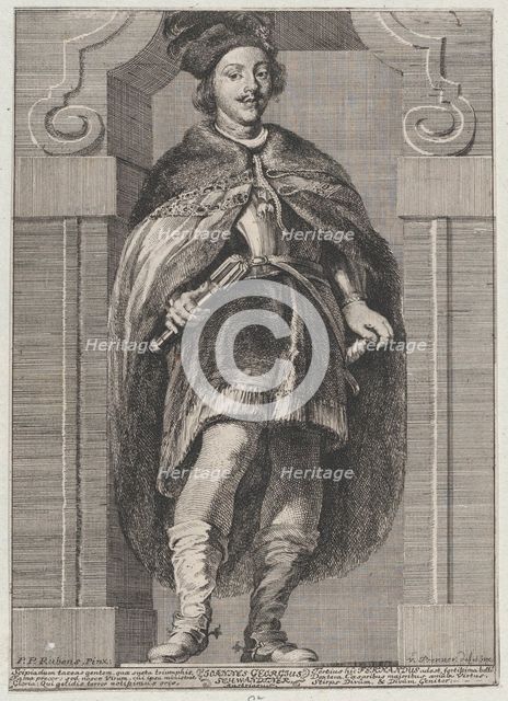 Portrait of Cardinal Infante Ferdinand of Austria, 1728. Creator: Anton Joseph von Prenner.