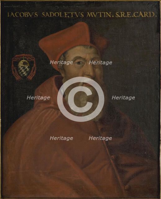 Portrait of Cardinal Jacopo Sadoleto (1477-1547). Creator: Dell'Altissimo, Cristofano (1525-1605).