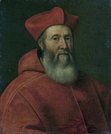 Portrait of Cardinal Jacopo Sadoleto, 1536. Creator: Jacopino del Conte