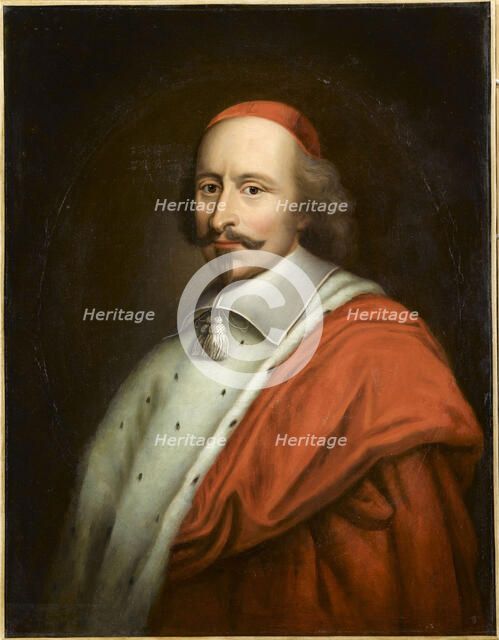 Portrait of Cardinal Jules Mazarin (1602-1661), First Half of 17th cen..