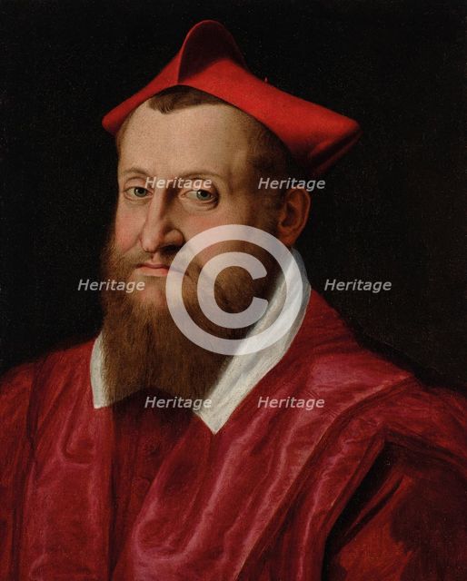 Portrait of Cardinal Mark Sittich von Hohenems Altemps (1533-1595) . Creator: Pulzone, Scipione (1550-1598).