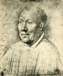 Portrait of Cardinal Niccolò Albergati, c1430, (1943). Creator: Jan van Eyck