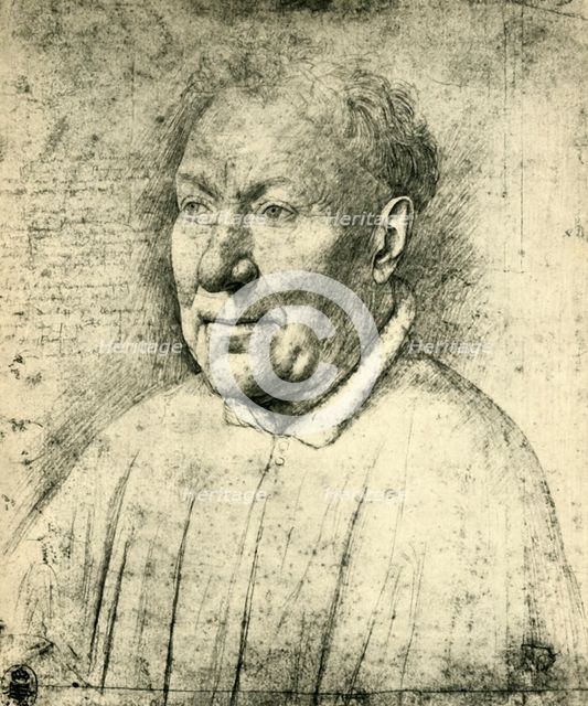 Portrait of Cardinal Niccolò Albergati, c1430, (1943).  Creator: Jan van Eyck.