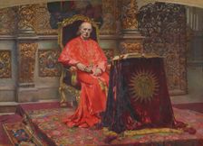 Portrait of Cardinal Sembratowicz, 1896. Creator: Aleksander Augustynowicz