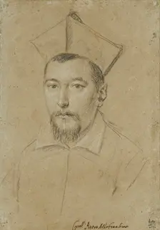 Portrait of Cardinal Pietro Aldobrandini, early 17th century. Artist: Ottavio Mario Leoni