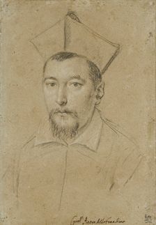Portrait of Cardinal Pietro Aldobrandini, early 17th century. Artist: Ottavio Mario Leoni