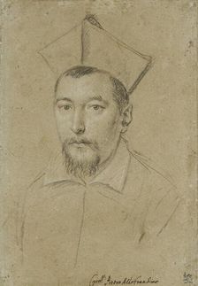 Portrait of Cardinal Pietro Aldobrandini, early 17th century. Artist: Ottavio Mario Leoni