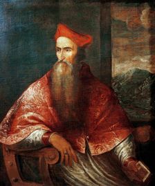 Portrait of Cardinal Pietro Bembo (1470-1547) , 1545-1546. Creator: Titian (1488-1576)