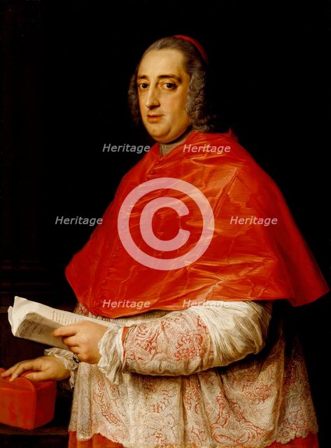 Portrait of Cardinal Prospero Colonna di Sciarra, c1750. Creator: Pompeo Batoni.