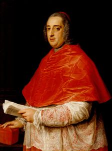 Portrait of Cardinal Prospero Colonna di Sciarra, c1750. Creator: Pompeo Batoni