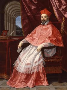 Portrait of Cardinal Roberto Ubaldino, 1627. Creator: Guido Reni