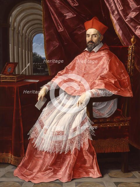 Portrait of Cardinal Roberto Ubaldino, 1627. Creator: Guido Reni.