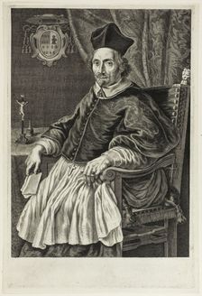 Portrait of Cardinal Zacharias de Mez, c. 1661. Creator: Cornelis de Visscher