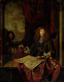 Portrait of Carel Quina (1622-89), Knight of the Holy Sepulchre and Amsterdam-born explorer of Asia, Creator: Jacob Toorenvliet
