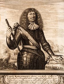 Portrait of Carl von Rabenhaupt (1602-1675) (From: Schauplatz des Krieges), 1675. Creator: Anonymous