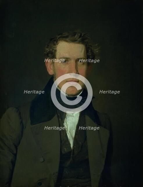Portrait of Carl Adolf Feilberg, 1835. Creator: Christen Kobke.
