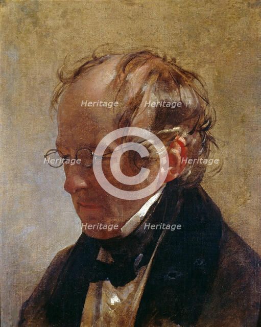 Portrait of Carl Christian Vogel von Vogelstein (1788-1868), 1837. Creator: Amerling, Friedrich Ritter von (1803-1887).