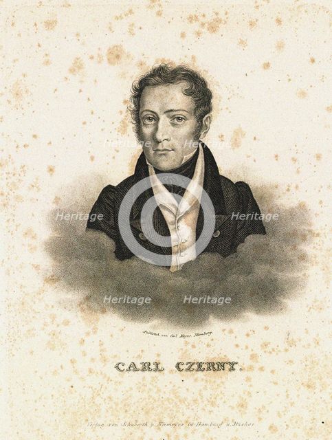 Portrait of Carl Czerny (1791-1857), c. 1830.