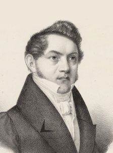Portrait of Carl Gottlieb Reissiger (1798-1859), c. 1830. Creator: Czauczik (Zausig), József (1781-1857)