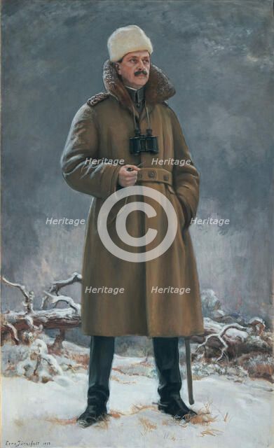 Portrait of Carl Gustaf Emil Mannerheim (1867-1951), 1933. Creator: Järnefelt, Eero (1863-1937).