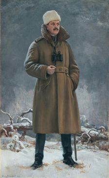 Portrait of Carl Gustaf Emil Mannerheim (1867-1951), 1933. Creator: Järnefelt, Eero (1863-1937)