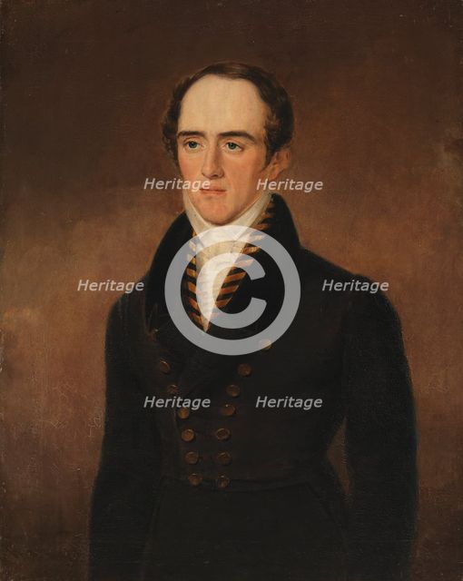 Portrait of Carl Gustaf Mannerheim, 1823-1825. Creator: Gustaf Wilhelm Finnberg.